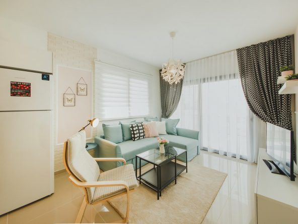 Жилая комната - Апартаменты 1+1 в жилом комплексе Королевский у моря